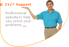 Web Hosting Customer Support 24 x 7 x 365